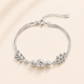 Pulsera Luna Plata 925 Ajustable