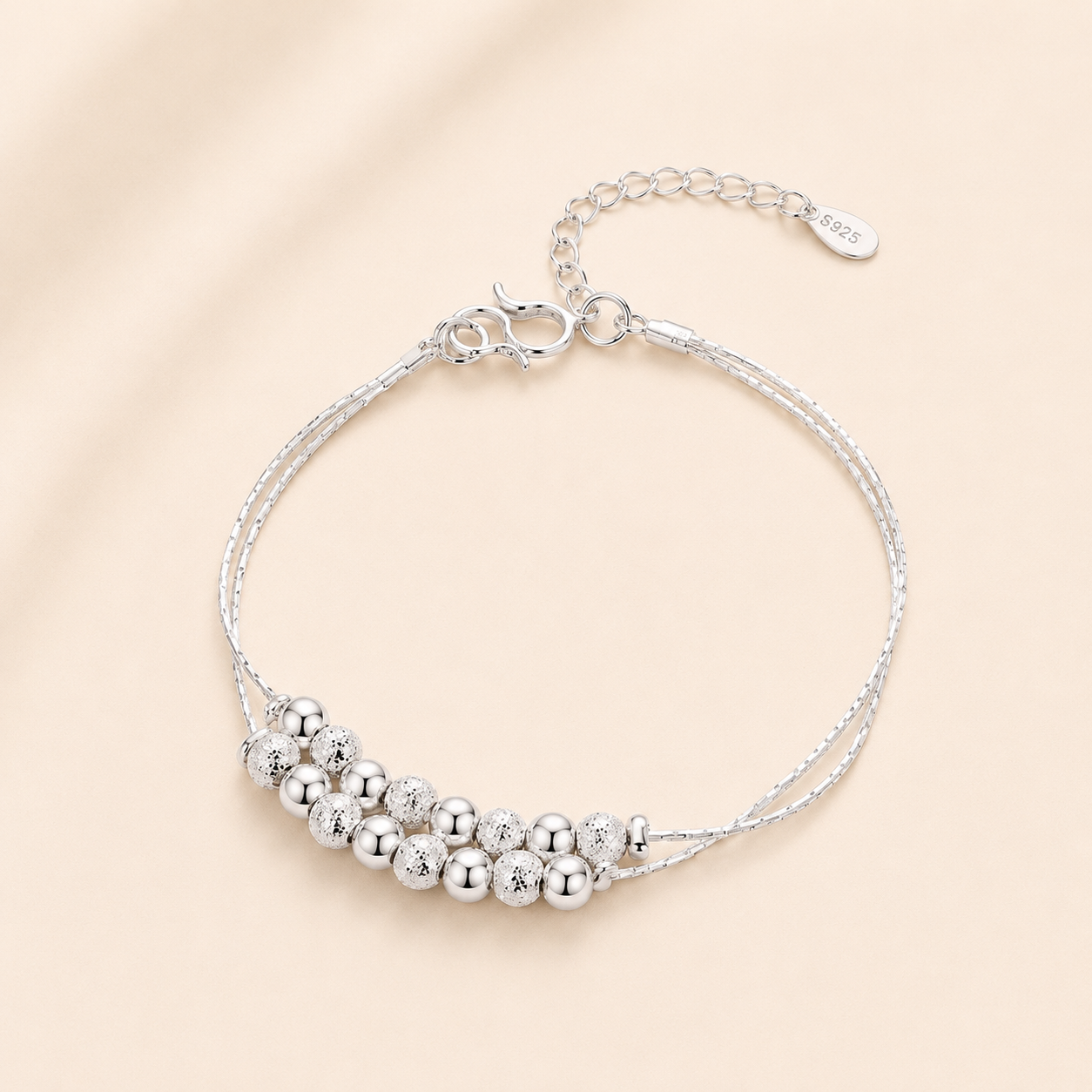 Pulsera Aurora Plata 925 Ajustable