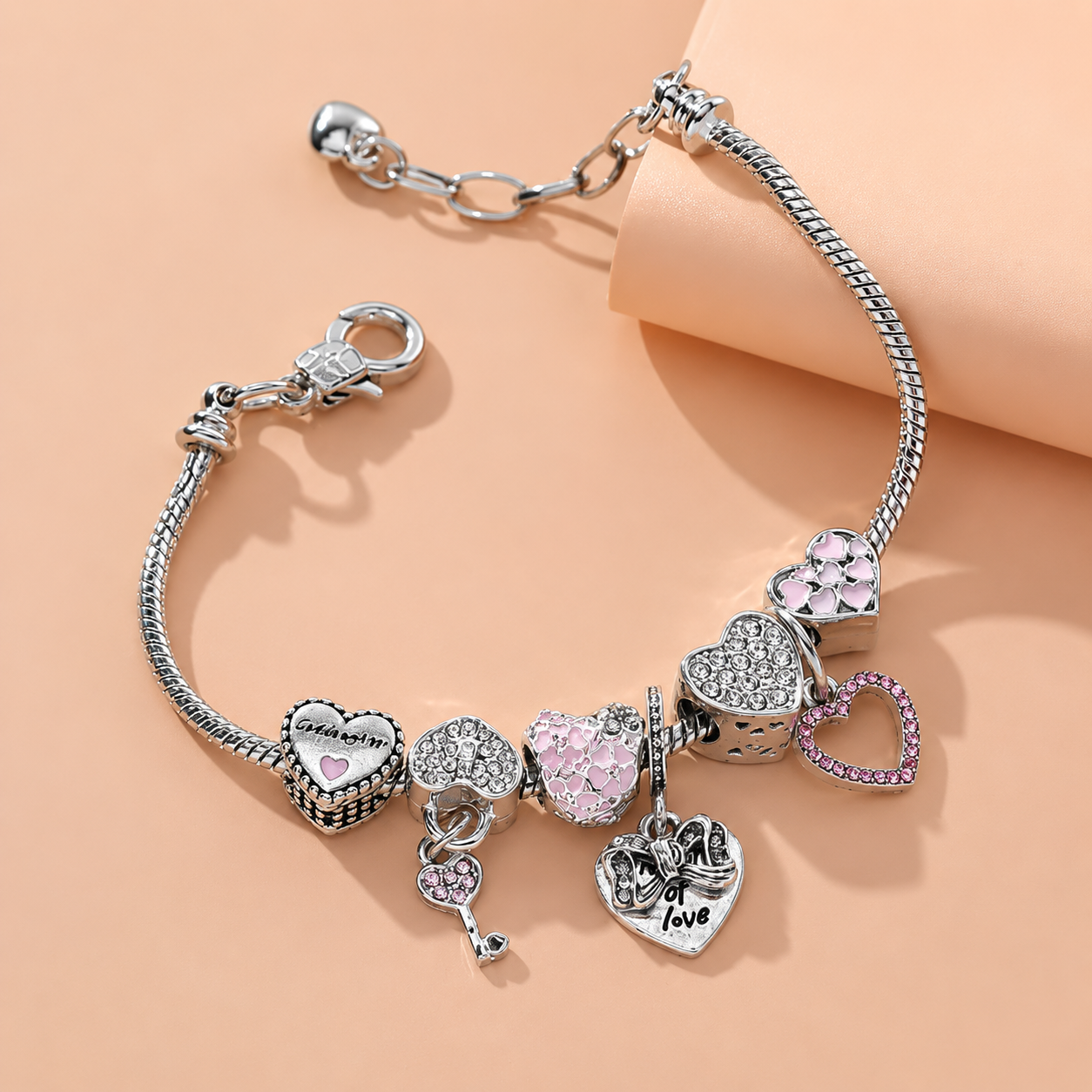 Pulsera Berloques Amor Eterno