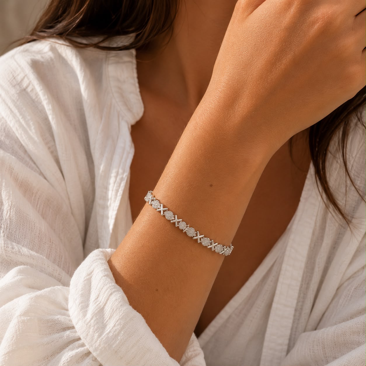 Pulsera Elegancia Plata 925 Ajustable