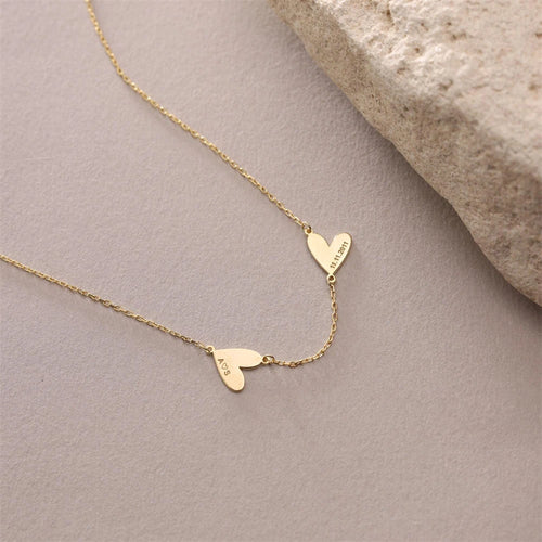 Collar Corazones Delicados Ajustable