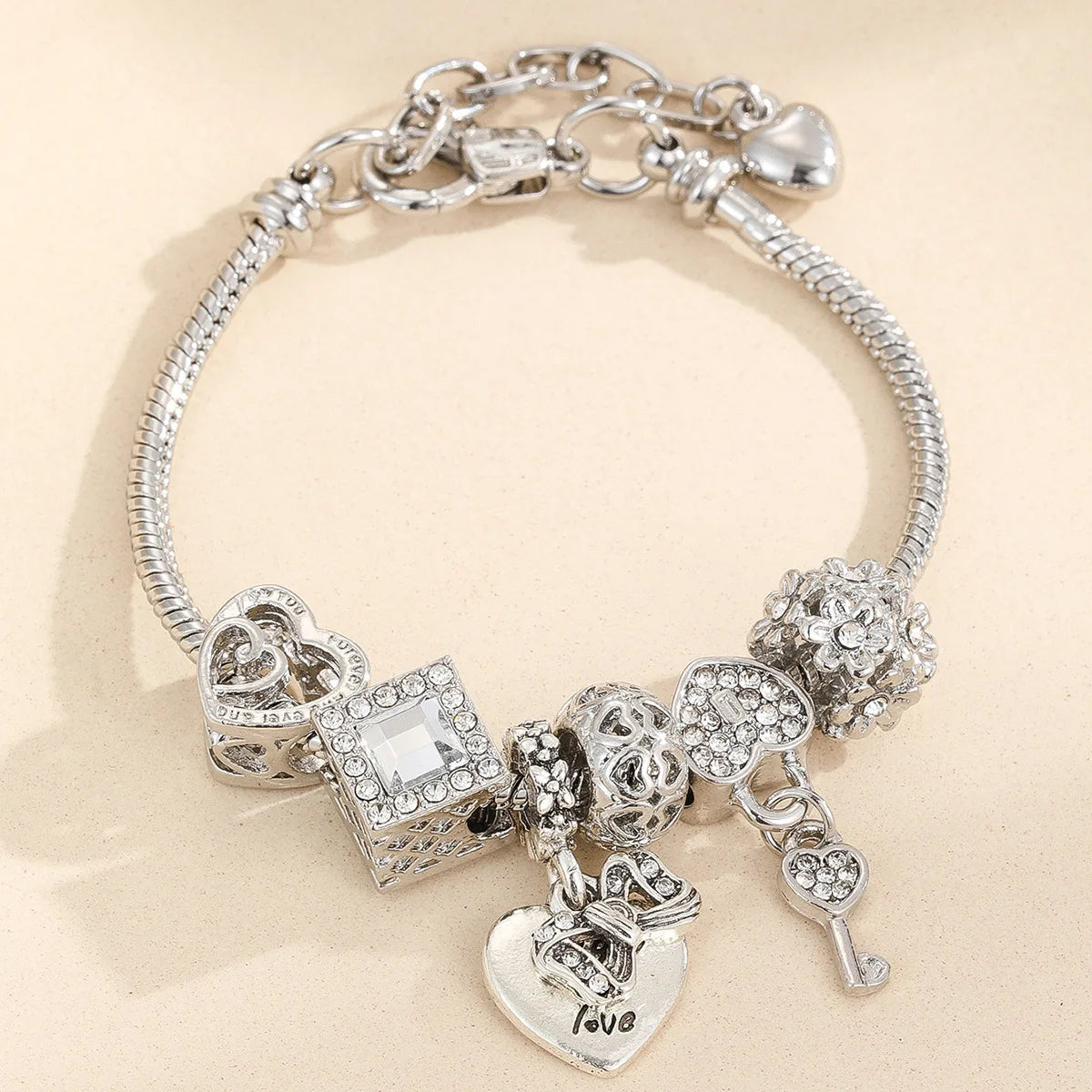 Pulsera Berloques Amor Eterno